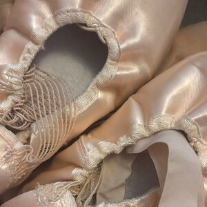 25 pairs of pointe shoes total